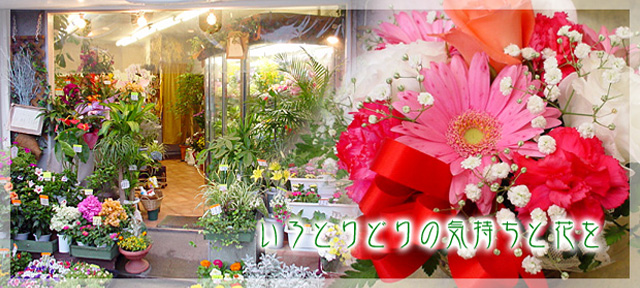 いろとりどりの気持ちと花を